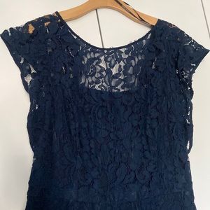Gorgeous lace jumpsuit! Navy